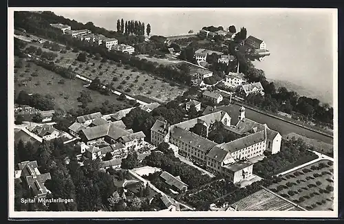 AK Münsterlingen, Fliegeraufnahme des Kantonsspitals