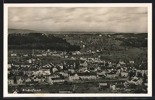 AK Bischofszell, Ortsansicht aus der Vogelschau