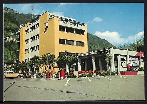 AK Gordola presso Locarno, Garni Pizzeria La Rotonda Fam. Scolari