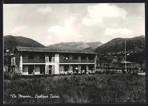 AK Caslano /Ticino, Casa Ca Mimosa