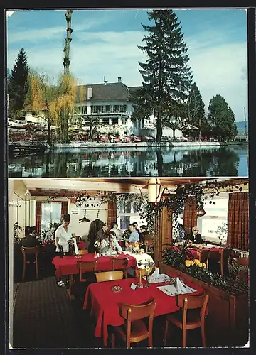 AK Birrwil am Hallwilersee, Restaurant Schifflände Fam. Werner und F. Gautschi