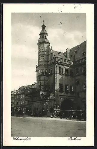 AK Schweinfurt, am Rathaus