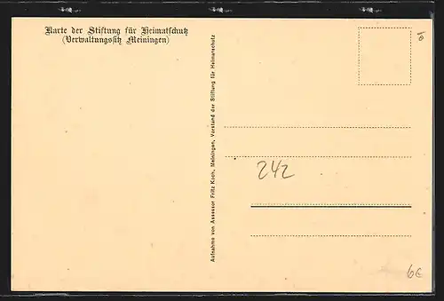 AK Brendlorenzen bei Neustadt /Saale, Panorama mit Kirche