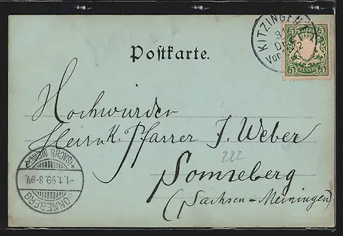 Mondschein-AK Kitzingen, Der Falterturm