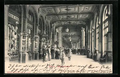 AK Zürich, Bahnhofhalle, Innenansicht