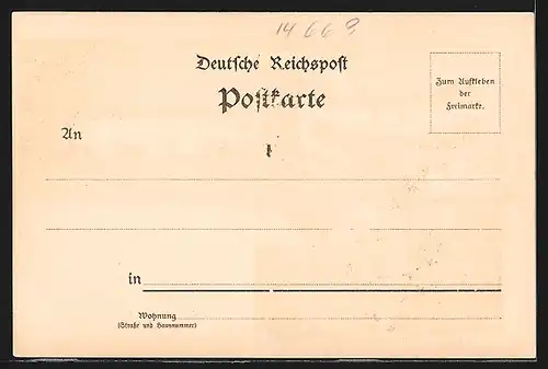 Lithographie Paretz, Schlossansicht, Louisenthor, Erinnerungs-Grotte
