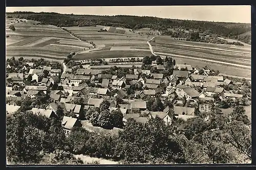 AK Pölsfeld, Ortsansicht aus der Vogelschau