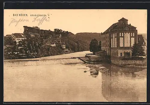 AK Bad Kösen, Wasserpartie am Gradierwerk