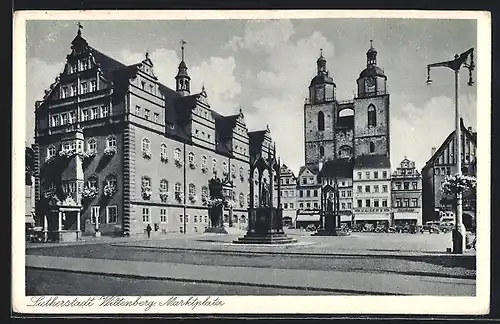 AK Wittenberg, Marktplatz der Lutherstadt