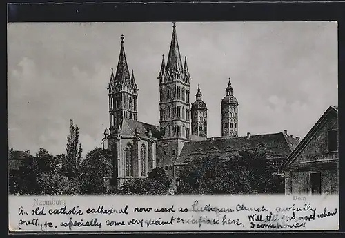 AK Naumburg, Blick auf Kathedrale