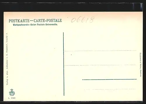 AK Naumburg, Ortsansicht von Hügelweg aus