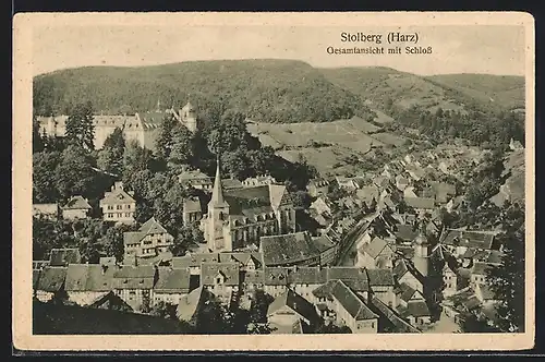 AK Stolberg, Gesamtansicht mit Schloss