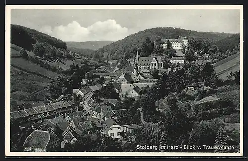 AK Stolberg i. Harz, Blick v. Trauermantel