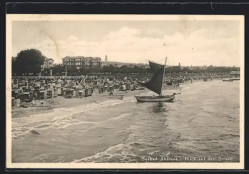AK Ahlbeck, Blick auf den Strand