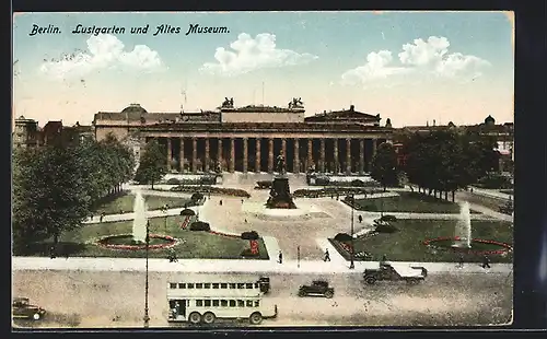 AK Berlin, Lustgarten mit altem Museum