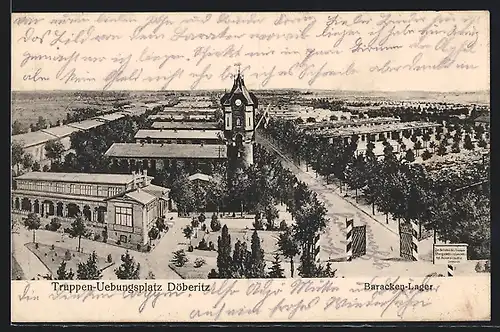 AK Döberitz, Barackenlager am Truppenübungsplatz
