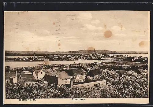 AK Werder a. H., Panorama