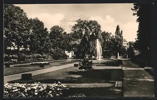 AK Brandenburg /Havel, Anlagen am Walter-Rathenau-Platz