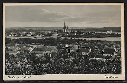 AK Werder, Panorama mit Kirche