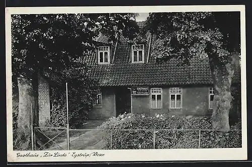 AK Eystrup /Weser, Gasthaus Zur Linde