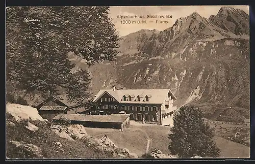 AK Flums, Hotel Alpenkurhaus Sässlinwiese