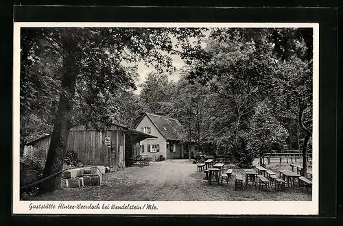 AK Wendelstein /Mfr., Gaststätte Hinter-Wernloch