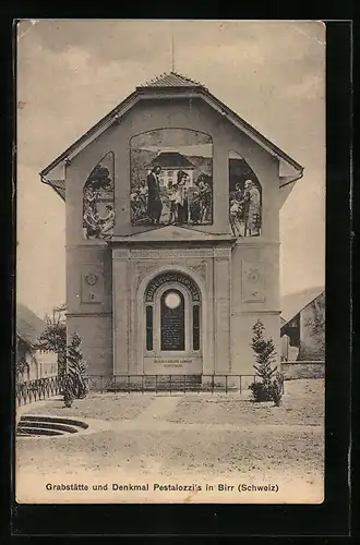 AK Birr, Grabstätte und Denkmal Pestalozzi`s