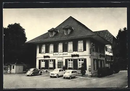 AK Hindelbank, Gasthof zum Löwen von Hans Grossenbacher-Reber