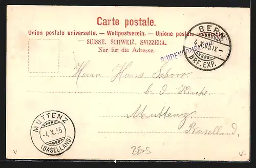 AK Bern, Bubenbergdenkmal