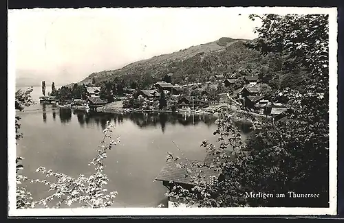 AK Merligen am Thunersee, Uferpartie