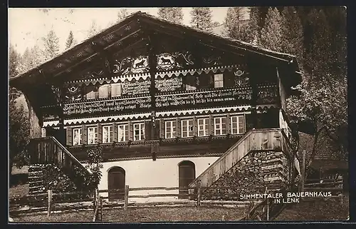 AK Lenk, Simmentaler Bauernhaus