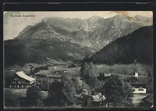 AK Eigenthal, Kurhaus mit Bergen
