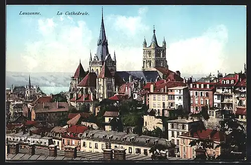 AK Lausanne, La Cathédrale