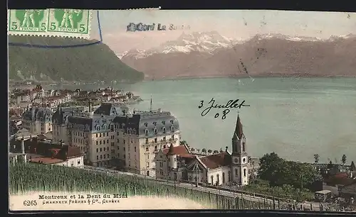 AK Montreux, Panorama et la Dent du Midi