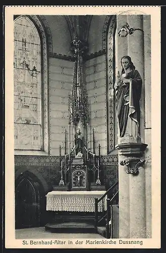 AK Dussnang, St. Bernhard-Altar in der Marienkirche