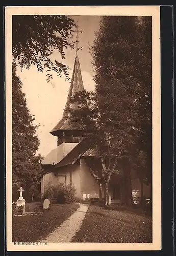 AK Erlenbach im Simmental, Weg zur Kirche