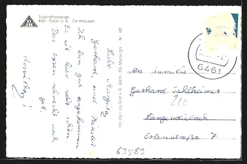 AK Geislitz, Motiv der Jugendherberge