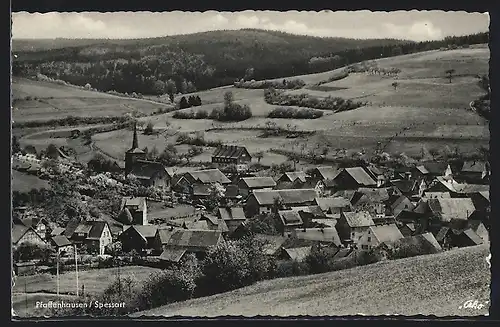 AK Pfaffenhausen i. Spessart, Ortsansicht aus der Vogelschau
