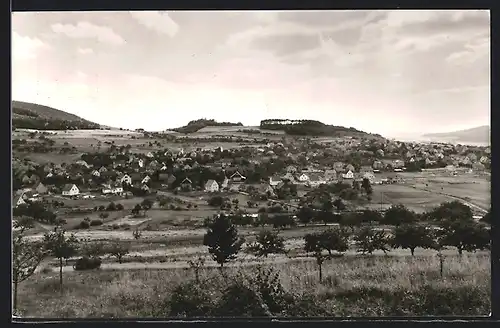 AK Eidengesäss-Krs. Gelnhausen, Ortsansicht aus der Ferne