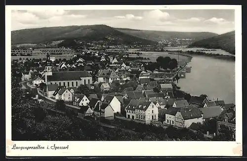 AK Langenprozelten i. Spessart, Totalansicht aus der Vogelschau