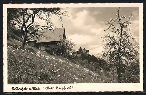 AK Rothenfels a. Main, Pension Haus Bergfried