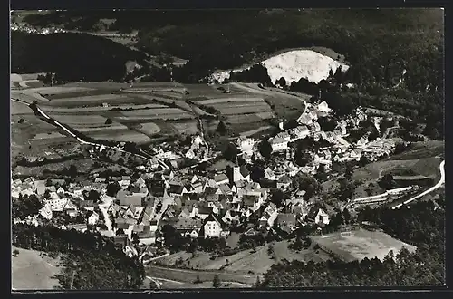 AK Velden /Frankenalb, Teilansicht mit Kirche