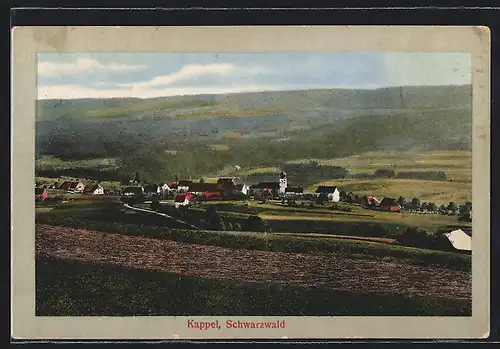 AK Kappel /Schwarzwald, Ortspartie mit Kirche