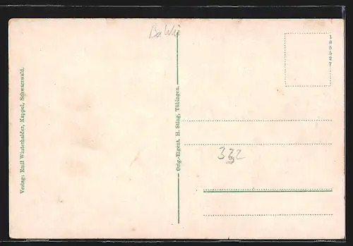 AK Kappel /Schwarzwald, Ortspartie mit Kirche