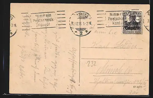 AK Aschaffenburg, Partie am Hafen