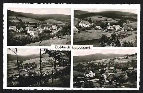 AK Hobbach i. Spessart, Teilansichten