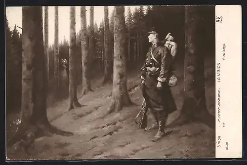AK La Vision, Wachsoldat im Wald
