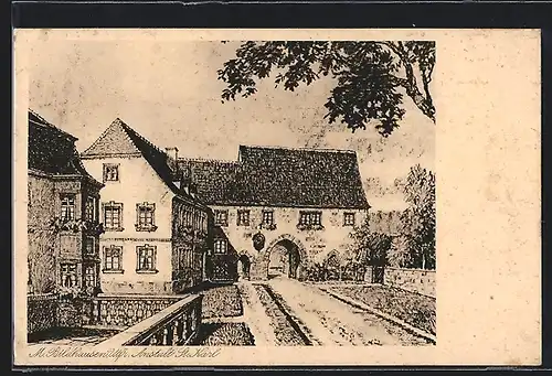 Künstler-AK Münnerstadt, Kloster Maria Bildhausen