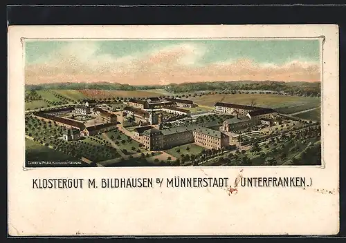 AK Münnerstadt, Klostergut mit Bildhausen