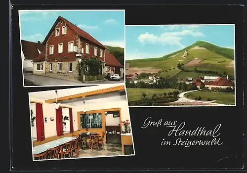 AK Handthal im Steigerwald, Gasthaus zur Stollburg